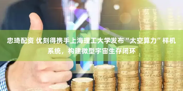 忠琦配资 优刻得携手上海理工大学发布“太空算力”样机系统，构建微型宇宙生存闭环